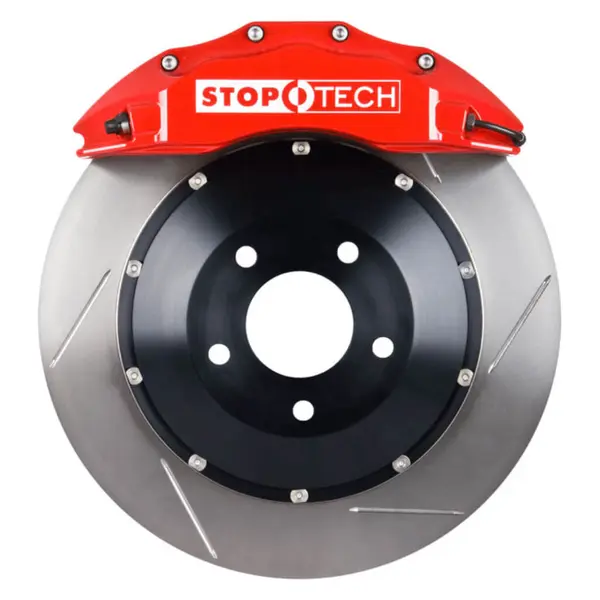 STOPTECH 83.488.6700.71 Front Big Brake Kit 355x32mm Slotted / ST-60 Red for NISSAN 370Z