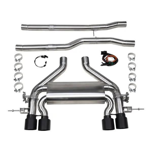 TEAM SCHIRMER EXH-FLAP-G8X Sports Exhaust System with Flap Control (Stainless Steel ) for BMW M2 (G87) / M3 (G80) / M4