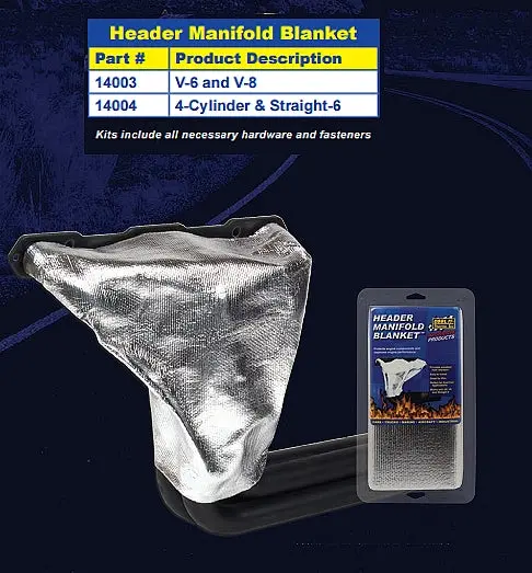 THERMO-TEC 14003 High Velocity Exhaust Jackets V6, V8