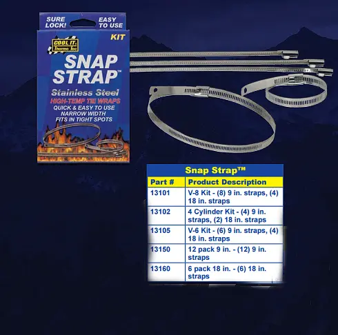 THERMO-TEC 13150 Steel clamp 9" -12pcs