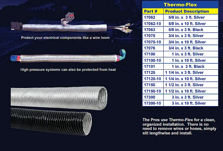 THERMO-TEC 17100-10 Thermo Flex Heat 1 in. x 10 ft. silver