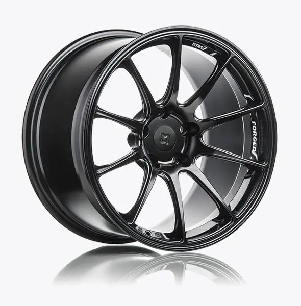 TITAN 7 TR101810522511473MB Wheel forged T-R10 MITSUBISHI EVO X 18x10,5 Off 22 5x114.3 73 Machine Black