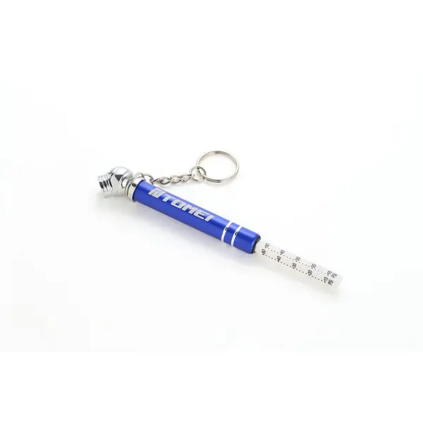 TOMEI TG402A-0000A KEYCHAIN MINI TIRE PRESSURE GAUGE BLUE