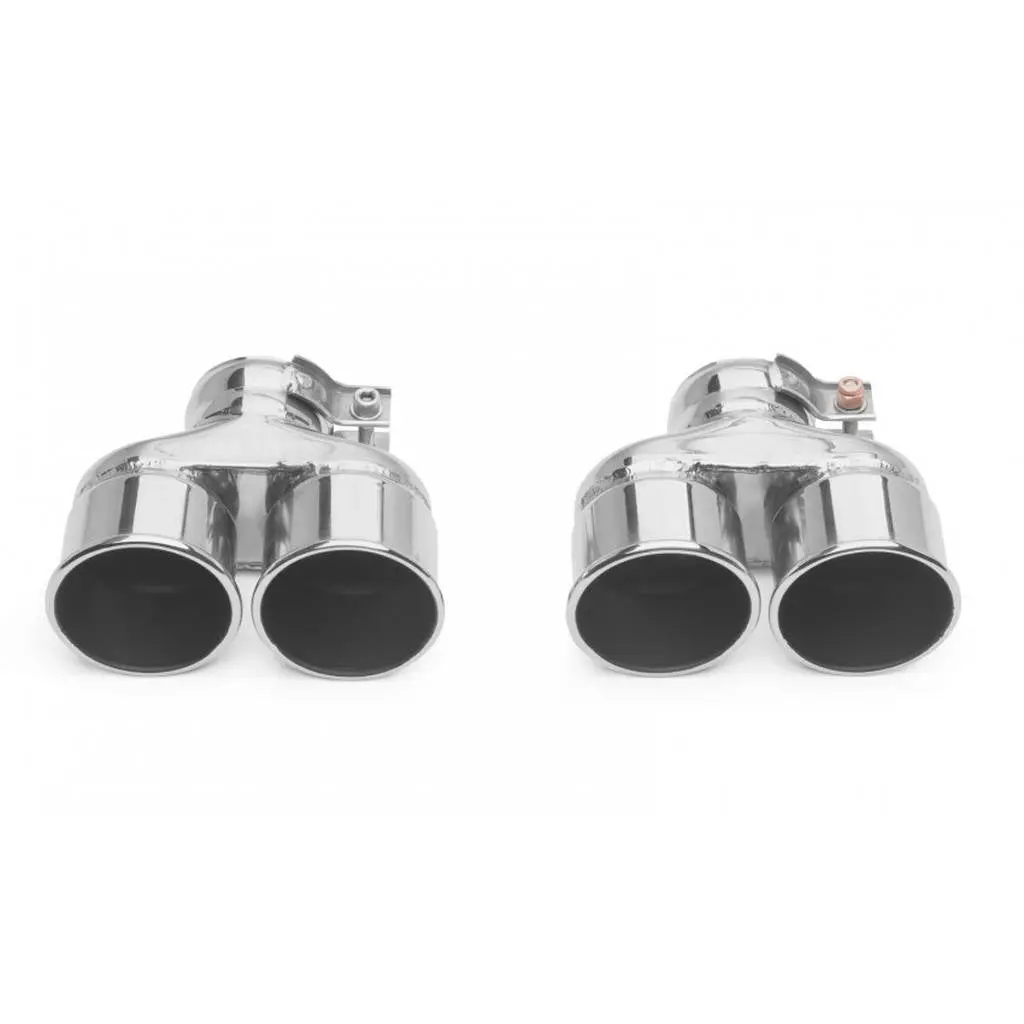 TUBI STYLE 4110511029 PORSCHE 997 4 EXITS ROUND END TIPS