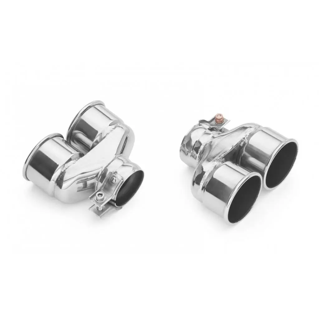 TUBI STYLE 4110511029 PORSCHE 997 4 EXITS ROUND END TIPS