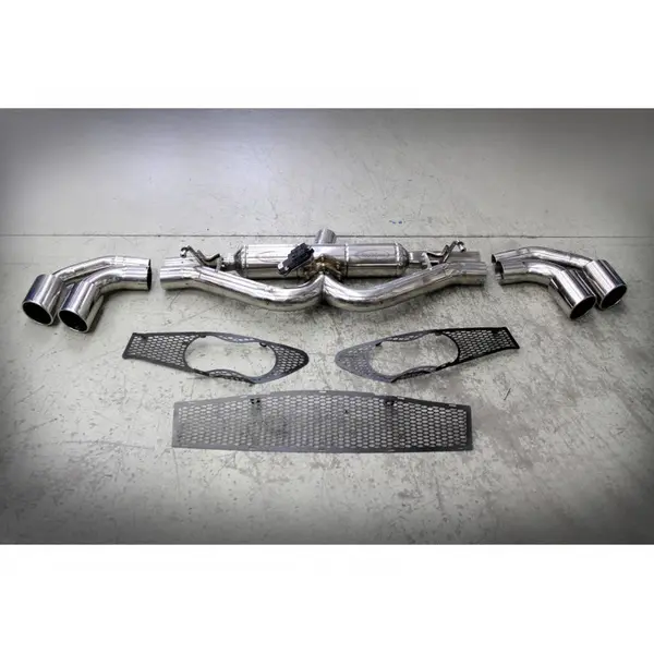 TUBI STYLE TSALF4C13.051.VC 4C QUAD TIPS EXHAUST SYSTEM WITH EXCU AND GRIDS