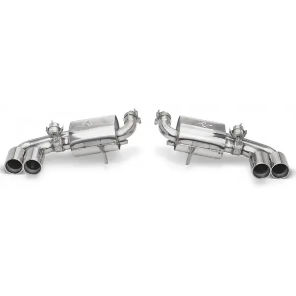 TUBI STYLE TSFE430C05.003.A F430 DOUBLE MUFFLERS EXHAUST w VALVE