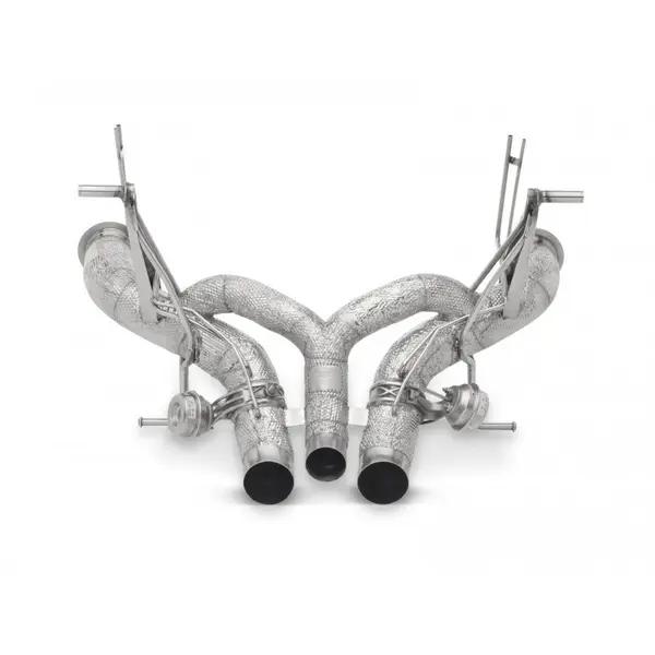 TUBI STYLE TSLAAVEC16.001.AT LAMBORGHINI AVENTADOR LP740-4 S STRAIGHT PIPES EXHAUST WITH VALVE