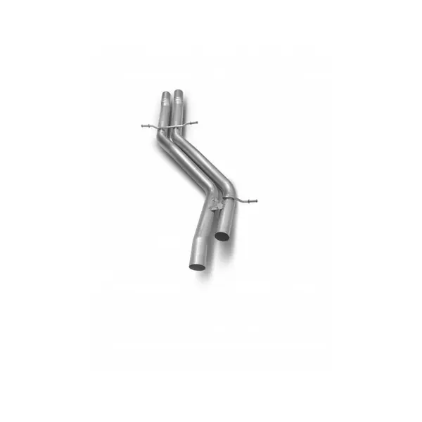 TUBI STYLE TSPOCAYS18.030.A Central Exhaust Pipes for PORSCHE Cayenne / Cayenne S / Cayenne E-Hybrid (with GPF)