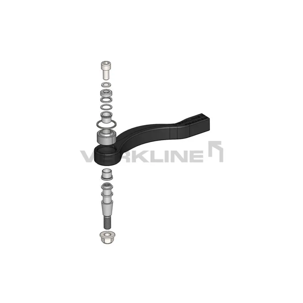VERKLINE WAS-515 Bump Steer Adjustable Front Tie Rod Ends Kit for AUDI TTRS