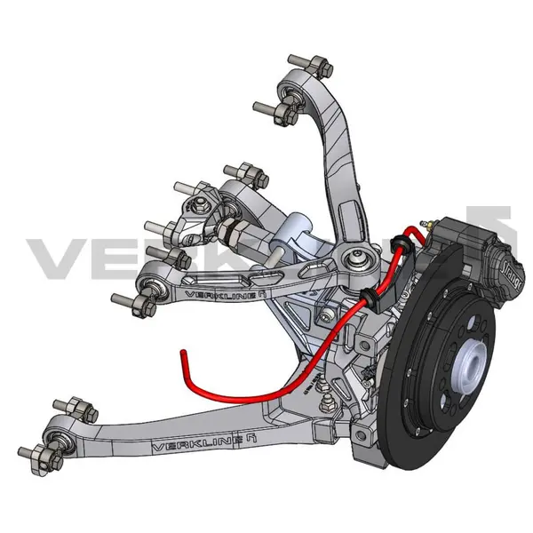 VERKLINE BKA-580 Carbon Brake Kit for 15 Inch Wheels for AUDI R8 / LAMBORGHINI Huracan