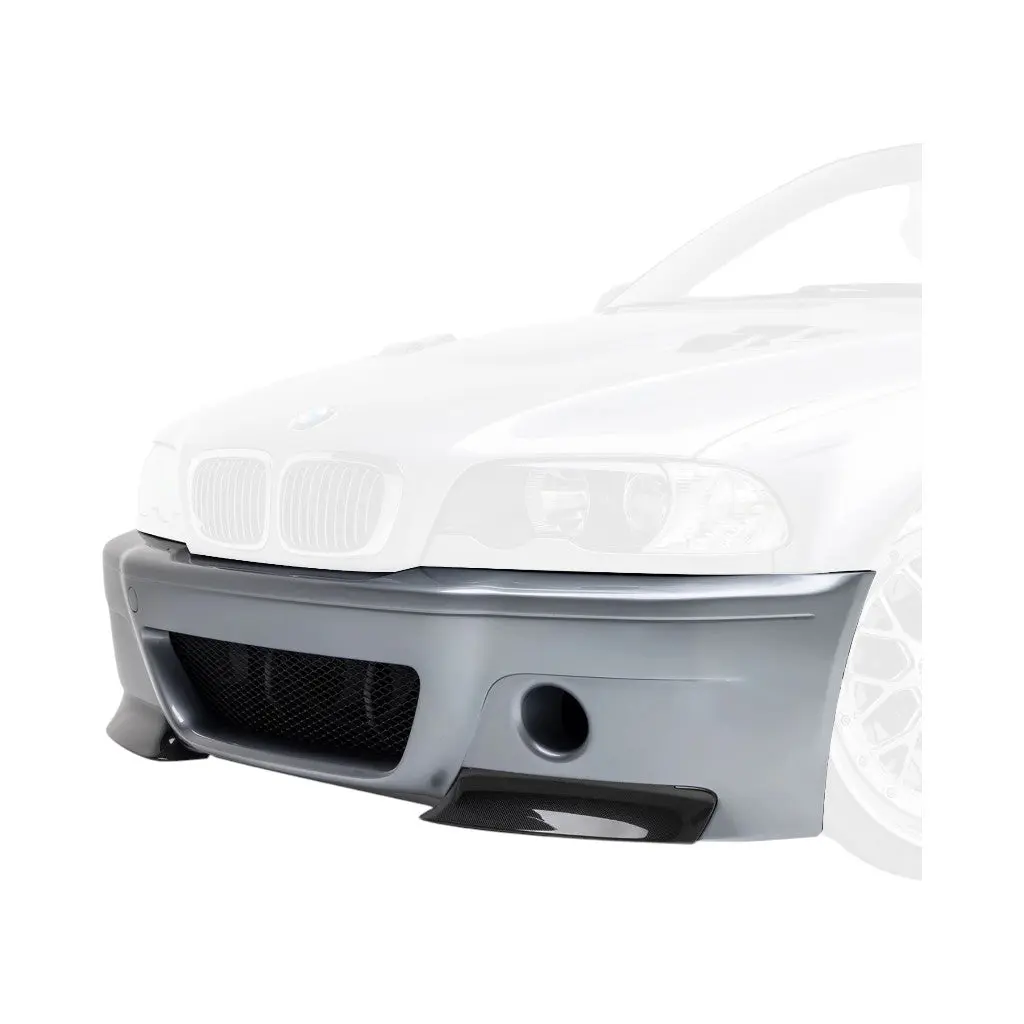 VORSTEINER BMV4611 Front Bumper with 2 Piece Splitter V-CSL (Primered) for BMW M3 (E46) 2000-2006