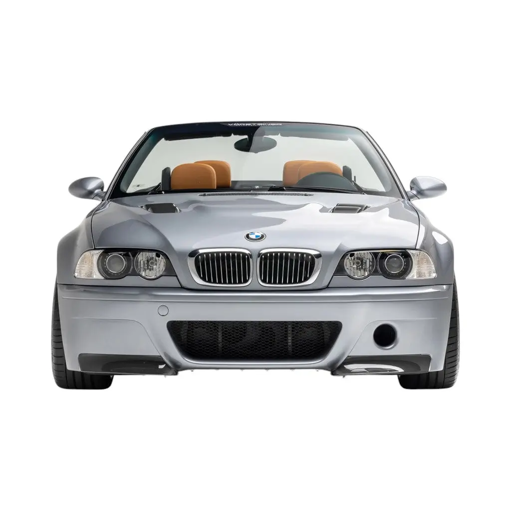 VORSTEINER BMV4611 Front Bumper with 2 Piece Splitter V-CSL (Primered) for BMW M3 (E46) 2000-2006