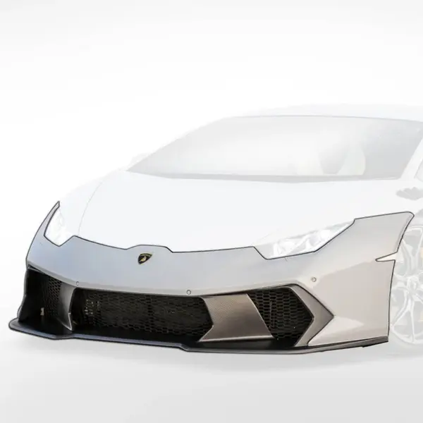 VORSTEINER 0910LOV Front Bumper with Front Spoiler NOVARA EDIZIONE (Gloss Carbon) for LAMBORGHINI Huracan LP610-4 / LP580-2