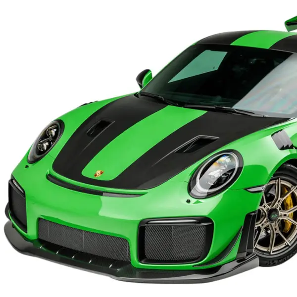 VORSTEINER POV2021 Front Spoiler (Satin Carbon) for PORSCHE 911 GT2RS (991) 2017-2019