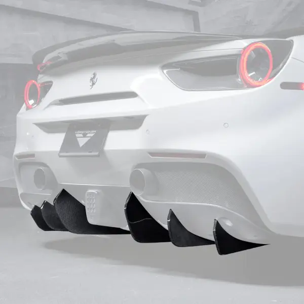 VORSTEINER FRV2055 Rear Diffuser Fins DIAVOLO (Gloss Carbon / set of 6) for FERRARI
