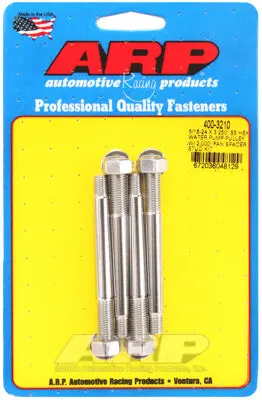 ARP 400-3210 5/16-24 X 3.250 SS hex water pump pulley w/ 2.000" fan spacer stud kit