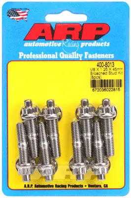 ARP 400-8013 Accessory Stud Kit M8 X 1.25 X 45mm. broached. 8 pieces