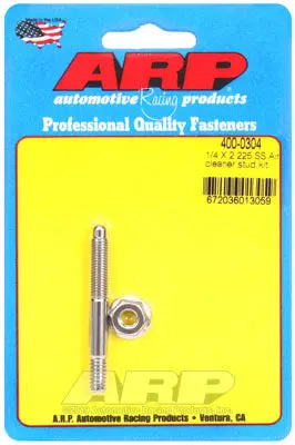 ARP 400-0304 Air Cleaner Stud Kit 1/4" x 2.225 SS