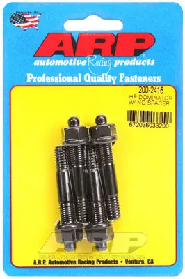 ARP 200-2416 Carburetor Stud Kit HP Dominator. no spacer. 8740. hex