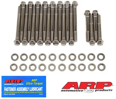 ARP 480-3600 Head Bolt Kit for Oldsmobile 350-455 7/16" SS hex