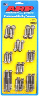 ARP 434-2104 Intake Manifold Bolt Kit for SB Tuned Port complete SS 12pt