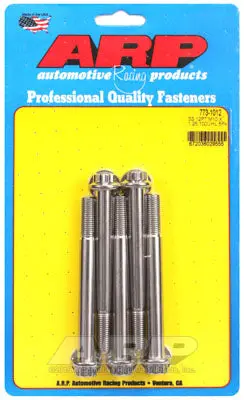 ARP 773-1012 Metric Thread Bolt Kit M10 x 1.25 x 100 12pt SS bolts