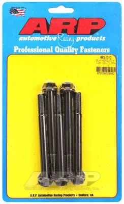 ARP 663-1012 Metric Thread Bolt Kit M10 x 1.25 x 100 hex black oxide bolts