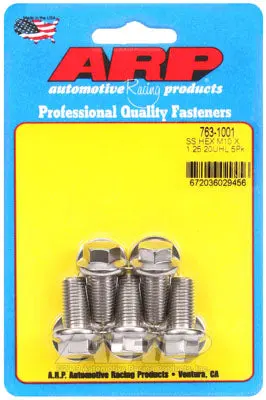 ARP 763-1001 Metric Thread Bolt Kit M10 x 1.25 x 20 hex SS bolts
