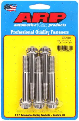 ARP 773-1009 Metric Thread Bolt Kit M10 x 1.25 x 70 12pt SS bolts