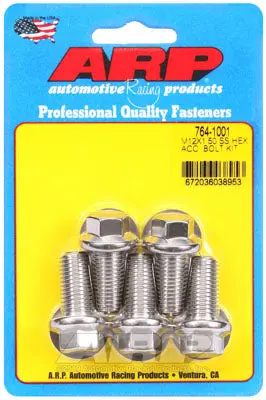 ARP 764-1001 Metric Thread Bolt Kit M12 x 1.50 x 25 hex SS bolts