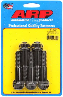 ARP 674-1007 Metric Thread Bolt Kit M12 x 1.50 x 60 12pt black oxide bolts