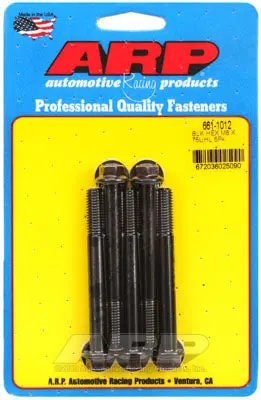 ARP 661-1012 Metric Thread Bolt Kit M8 x 1.25 x 75mm hex black oxide bolts
