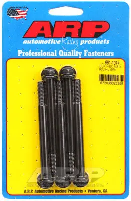 ARP 661-1014 Metric Thread Bolt Kit M8 x 1.25 x 90mm hex black oxide bolts