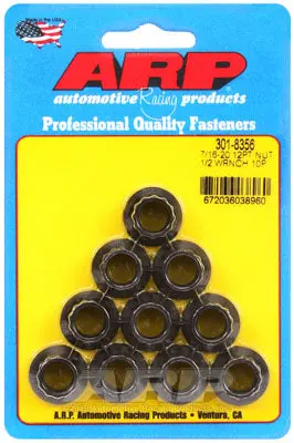 ARP 301-8356 Nut Kit 7/16-20 12pt 1/2 wrenching