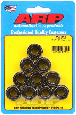ARP 200-8636 Nut Kit 7/16-20 hex