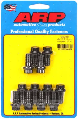 ARP 230-3001 Ring Gear Bolt Kit for GM 8.2? 10 & 12 bolt. 0.800? UHL. 8740. 12pt