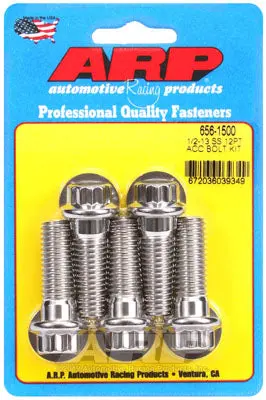 ARP 656-1500 SAE Bolt Kit 1/2-13 x 1.500 12pt SS bolts