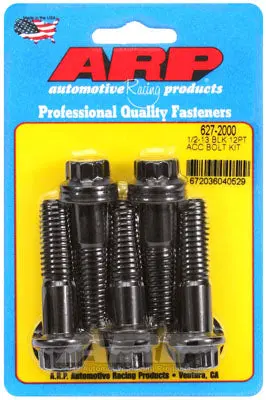 ARP 627-2000 SAE Bolt Kit 1/2-13 x 2.000 12pt black oxide bolts
