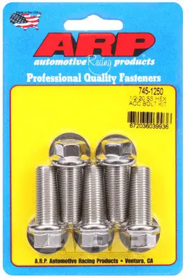 ARP 745-1250 SAE Bolt Kit 1/2-20 x 1.250 hex SS bolts
