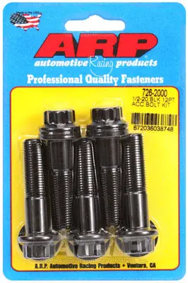 ARP 726-2000 SAE Bolt Kit 1/2-20 x 2.000 12pt black oxide bolts