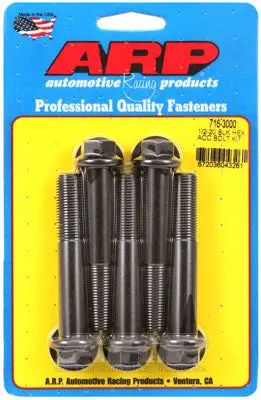 ARP 716-3000 SAE Bolt Kit 1/2-20 x 3.000 hex black oxide bolts