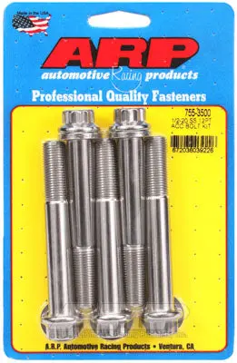 ARP 755-3500 SAE Bolt Kit 1/2-20 x 3.500 12pt SS bolts