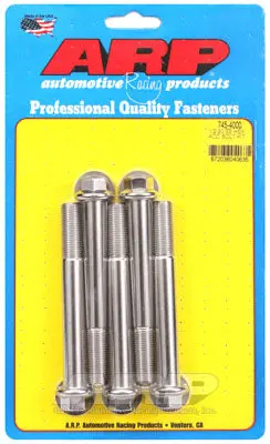 ARP 745-4000 SAE Bolt Kit 1/2-20 x 4.000 hex SS bolts