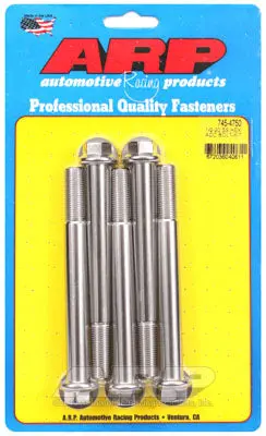 ARP 745-4750 SAE Bolt Kit 1/2-20 x 4.750 hex SS bolts