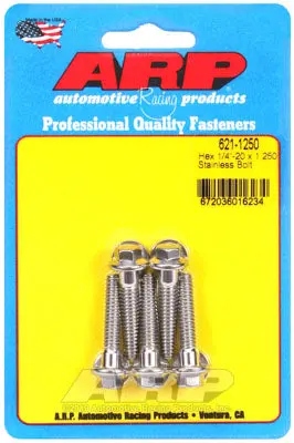 ARP 621-1250 SAE Bolt Kit 1/4-20 x 1.250 hex SS bolts