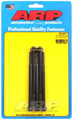 ARP 650-4500 SAE Bolt Kit 1/4-20 X 4.500 hex black oxide bolts
