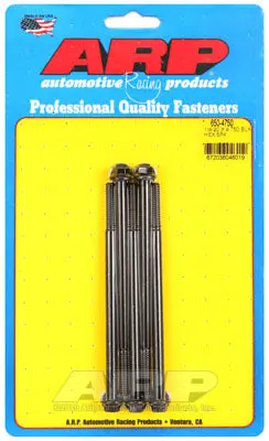ARP 650-4750 SAE Bolt Kit 1/4-20 x 4.750 hex black oxide bolts