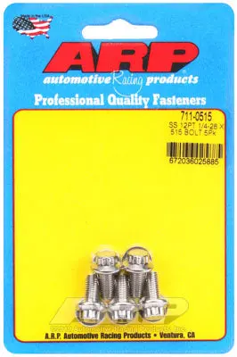 ARP 711-0515 SAE Bolt Kit 1/4-28 x .515 12pt SS bolts