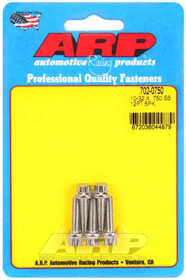 ARP 702-0750 SAE Bolt Kit 10-32 x 0.750 SS 12pt